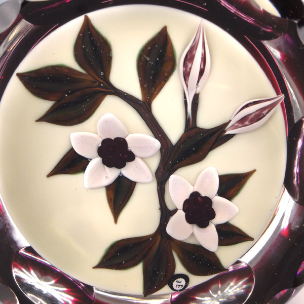 Bouquet on Cream/Ruby - Image 3